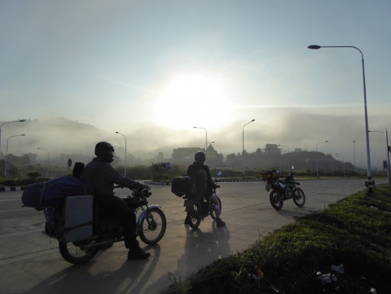 Mit dem Motorrad in Laos